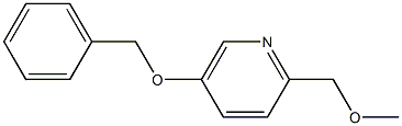 Pyridine, 2-(methoxymethyl)-5-(phenylmethoxy)- 结构式