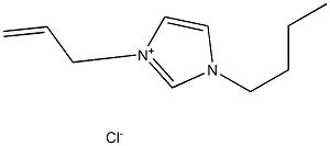 1-烯丙基-3-丁基咪唑氯盐 结构式