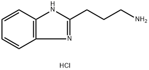 3-(1H-1,3-BENZODIAZOL-2-YL)PROPAN-1-AMINE DIHYDROCHLORIDE 结构式