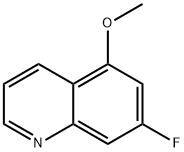 7-氟-5-甲氧基喹啉 结构式