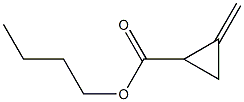 Cyclopropanecarboxylic acid, 2-methylene-, butyl ester 结构式