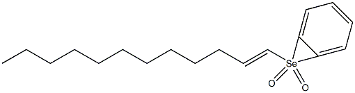 Benzene, (1-dodecenylselenonyl)- 结构式