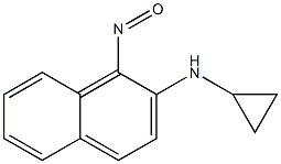 2-Naphthalenamine, N-cyclopropyl-1-nitroso- 结构式