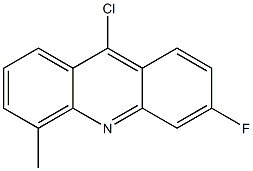 Acridine, 9-chloro-3-fluoro-5-methyl- 结构式