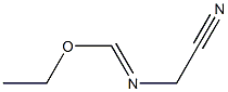 Methanimidic acid, N-(cyanomethyl)-, ethyl ester 结构式