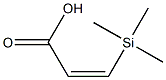 2-Propenoic acid, 3-(trimethylsilyl)-, (Z)- 结构式