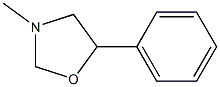 Oxazolidine, 3-methyl-5-phenyl- 结构式