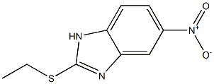 1H-Benzimidazole, 2-(ethylthio)-5-nitro- 结构式