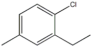 Benzene, 1-chloro-2-ethyl-4-methyl- 结构式