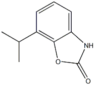 2(3H)-Benzoxazolone, 7-(1-methylethyl)- 结构式