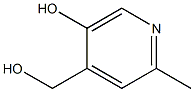 4-(羟甲基)-6-甲基吡啶-3-醇 结构式