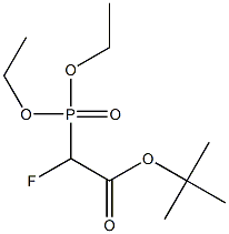 Acetic acid, (diethoxyphosphinyl)fluoro-, 1,1-dimethylethyl ester 结构式