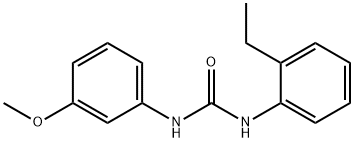 1-(2-ethylphenyl)-3-(3-methoxyphenyl)urea 结构式