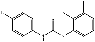 1-(2,3-Dimethylphenyl)-3-(4-fluorophenyl)urea, 97% 结构式