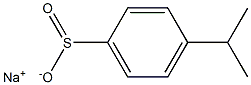 Benzenesulfinic acid, 4-(1-methylethyl)-, sodium salt 结构式