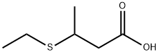 Butanoic acid,3-(ethylthio)- 结构式