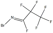 Propanimidoyl fluoride, N-bromo-2,2,3,3,3-pentafluoro-, (Z)- 结构式