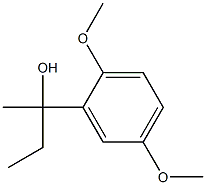 2-(2,5-dimethoxyphenyl)butan-2-ol 结构式