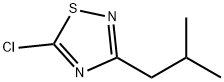 5-chloro-3-(2-methylpropyl)-1,2,4-thiadiazole 结构式