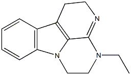 1H-3,4,6a-Triazafluoranthene, 4-ethyl-2,4,5,6-tetrahydro- 结构式