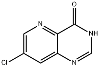 7-氯吡啶并[3,2-D]嘧啶-4(3H)-酮 结构式