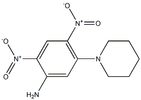 2,4-dinitro-5-piperidin-1-ylaniline 结构式