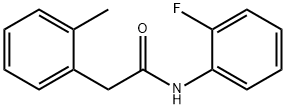 N-(2-fluorophenyl)-2-(2-methylphenyl)acetamide 结构式