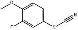 Thiocyanic acid, 3-fluoro-4-methoxyphenyl ester 结构式