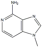 1H-Imidazo[4,5-c]pyridin-4-amine, 1-methyl- 结构式