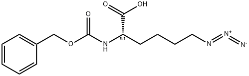 N-alpha-Benzyloxycarbonyl-epsilon-azido-L-lysine 结构式