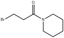 3-溴-1-(哌啶-1-基)丙烷-1-酮 结构式