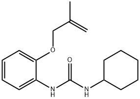 N-cyclohexyl-N'-{2-[(2-methyl-2-propen-1-yl)oxy]phenyl}urea 结构式