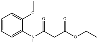 ethyl 3-[(2-methoxyphenyl)amino]-3-oxopropanoate 结构式