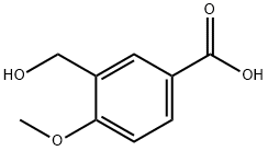 3-Hydroxymethyl-4-methoxy-benzoic acid 结构式