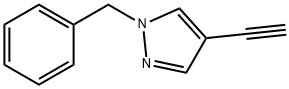 1-苄基-4-乙炔基-1H-吡唑 结构式