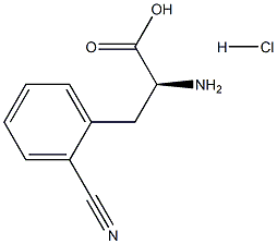 2-Cyano-L-Phenylalanine monohydrochloride 结构式