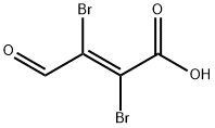 2,3-Dibromo-4-oxo-but-2-enoic acid 结构式