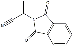 2-(1,3-DIOXOISOINDOLIN-2-YL)PROPANENITRILE 结构式