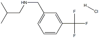 (2-methylpropyl)({[3-(trifluoromethyl)phenyl]methyl})amine hydrochloride 结构式