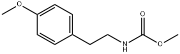 [2-(4-Methoxy-phenyl)-ethyl]-carbamic acid methyl ester 结构式