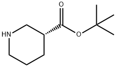 R-哌啶-3-羧酸叔丁酯 结构式