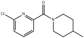 2-chloro-6-(4-methylpiperidine-1-carbonyl)pyridine 结构式