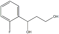 1,3-Propanediol, 1-(2-fluorophenyl)- 结构式