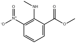 2-(甲氨基)-3-硝基苯甲酸甲酯 结构式