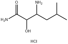 3-AMINO-2-HYDROXY-5-METHYLHEXANAMIDE HCL 结构式
