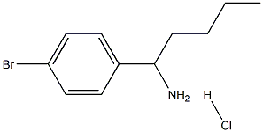 1-(4-BROMOPHENYL)PENTYLAMINE HYDROCHLORIDE 结构式