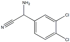 2-氨基-2-(3,4-二氯苯基)乙腈 结构式