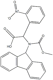 N-FMOC-RS-2-硝基苯甘氨酸 结构式