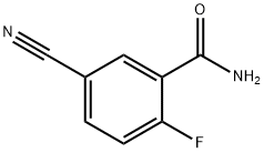 5-氰基-2-氟苯甲酰胺 结构式