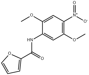 N-(2,5-dimethoxy-4-nitrophenyl)furan-2-carboxamide 结构式